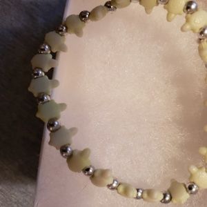 Turtle and bead anklet/bracelet.